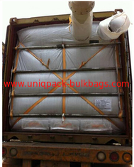 China Transporte los materiales a granel secos para los gránulos y los polvos de los trazadores de líneas flexibles del recipiente de tamaño grande del bolso de los pp proveedor